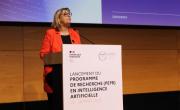 "Il s'agit de faire de la France un acteur majeur de l'IA en Europe et dans le monde", a expliqué Sylvie Retailleau, ministre de l'Enseignement supérieur et de la Recherche, en déplacement à Grenoble..