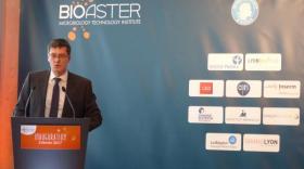 Philippe Archinard, président du Bioaster lors de l'inauguration.