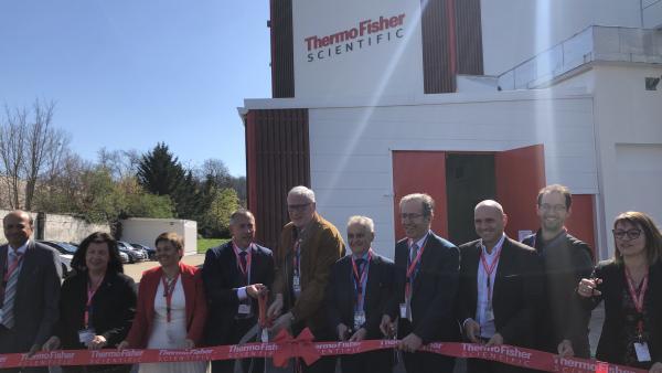 Les élus locaux avaient fait le déplacement pour l'inauguration du centre R&D de Thermo Fisher à Bourgoin-Jallieu.