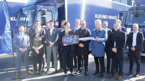 Renault Trucks livre 23 premiers véhicules électriques à Kuehne+Nagel