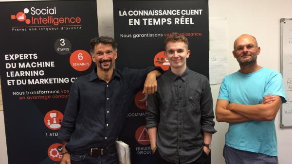 Les deux cofondateurs, Olivier Fabre et Alex Boulangé, accueillent actuellement un étudiant d'Epitech Lyon, en stage dans l'entreprise.